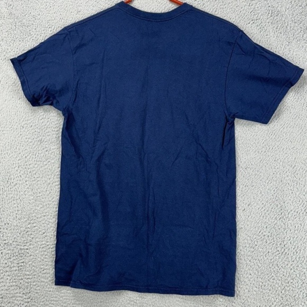 Disney T-Shirt Unisex Medium Blue Mickey Mouse American Flag Short Sleeve Tee - Picture 3 of 7